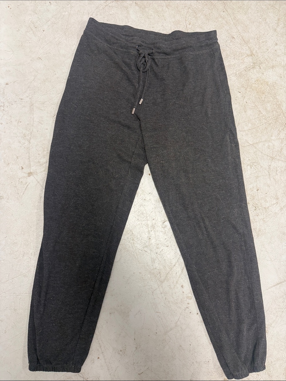 Felina Charcoal Drawstring Jogger Pants Size Medium Like New Loungewear